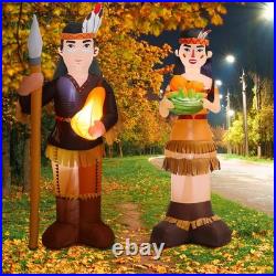 6ft Thanksgiving Harvest Native American Inflatable Outdoor Decorations India