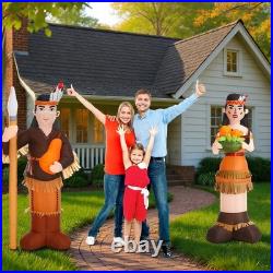 6ft Thanksgiving Harvest Native American Inflatable Outdoor Decorations India