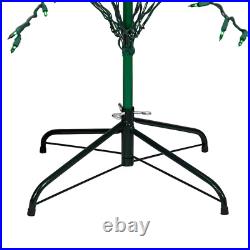 72-In Tree Yard Decoration with Green Incandescent Lights
