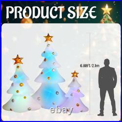 7FT Christmas Inflatables Beautiful Trees 2025 NEW LED Outdoor Decoration