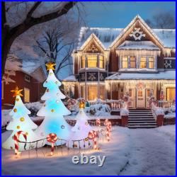 7FT Christmas Inflatables Beautiful Trees 2025 NEW LED Outdoor Decoration