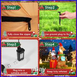 7FT Christmas Inflatables Kangaroo Koala 2025 NEW LED Outdoor Decoration