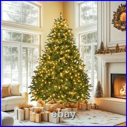 7FT Green Christmas Tree Artificial Realistic Bushy Spruce with 700 Pre-Lit LEDs 7FT Green Christmas Tree Artificial Realistic Bushy Spruce with 700 Pre-Lit LEDs