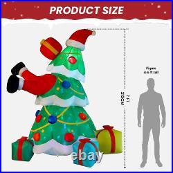 7FT Inflatable Christmas Yard Decorations Outdoor Christmas Decorations Inflat 7FT Inflatable Christmas Yard Decorations Outdoor Christmas Decorations Inflat