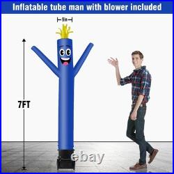 7FT Tall Inflatable Tube Man Wacky Wavy Dancing Guy with Weather-Resistant Bl