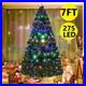7Ft_Pre_Lit_Fiber_Optic_Christmas_Tree_Xmas_With_LED_Lights_Top_Star_Stand_01_uewp