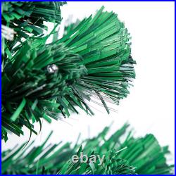 7Ft Pre Lit Fiber Optic Christmas Tree Xmas With LED Lights & Top Star & Stand 7Ft Pre Lit Fiber Optic Christmas Tree Xmas With LED Lights & Top Star & Stand