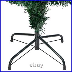 7Ft Pre Lit Fiber Optic Christmas Tree Xmas With LED Lights & Top Star & Stand 7Ft Pre Lit Fiber Optic Christmas Tree Xmas With LED Lights & Top Star & Stand