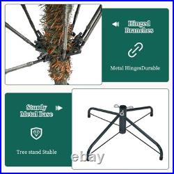 7.5FT Blue Spruce Artificial Christmas Tree Full Xmas Tree with 2908 PE&PVC Tips