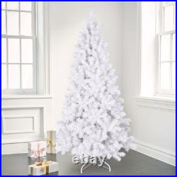 7.5FT Prelit White Artificial Christmas Tree with 450 Light 1240 Tip Home Decore 7.5FT Prelit White Artificial Christmas Tree with 450 Light 1240 Tip Home Decore