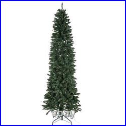 7.5Ft Christmas Tree Fiber Optic Pre-Lit Xmas Tree with LED Lights Christmas 7.5Ft Christmas Tree Fiber Optic Pre-Lit Xmas Tree with LED Lights Christmas