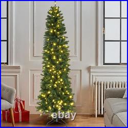 7.5Ft Christmas Tree Fiber Optic Pre-Lit Xmas Tree with LED Lights Christmas 7.5Ft Christmas Tree Fiber Optic Pre-Lit Xmas Tree with LED Lights Christmas