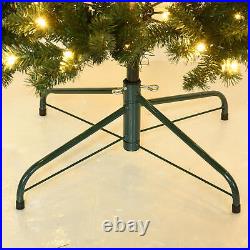 7.5Ft Christmas Tree Fiber Optic Pre-Lit Xmas Tree with LED Lights Christmas 7.5Ft Christmas Tree Fiber Optic Pre-Lit Xmas Tree with LED Lights Christmas