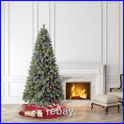 7.5Ft Pre-Lit Liberty Pine Artificial Christmas Tree Color-Changing Led Lights