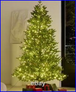 7.5 FEET Artificial Christmas Tree Fraser Fir PRE LIT with tree stand
