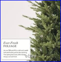 7.5 FEET Artificial Christmas Tree Fraser Fir PRE LIT with tree stand