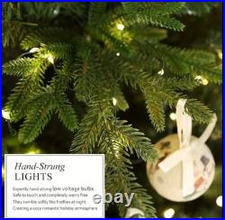 7.5 FEET Artificial Christmas Tree Fraser Fir PRE LIT with tree stand