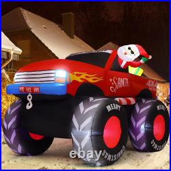 7.5 FT Long Christmas Inflatables Santa Claus Outdoor Decorations Blow up Yard S 7.5 FT Long Christmas Inflatables Santa Claus Outdoor Decorations Blow up Yard S
