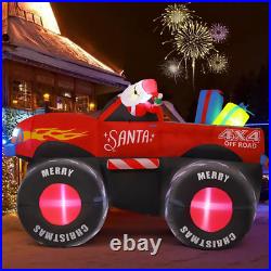 7.5 FT Long Christmas Inflatables Santa Claus Outdoor Decorations Blow up Yard S 7.5 FT Long Christmas Inflatables Santa Claus Outdoor Decorations Blow up Yard S