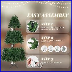 7.5 FT Pre-lit Artificial Christmas Tree APP Controlled Xmas Tree Hinged Branch 7.5 FT Pre-lit Artificial Christmas Tree APP Controlled Xmas Tree Hinged Branch