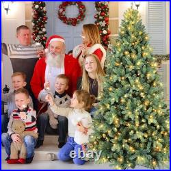 7.5 FT Prelit Artificial Christmas Tree Classic Spruce 550 light 2148 PE/PVC Tip