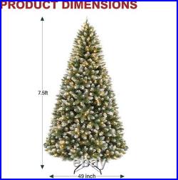 7.5 Foot Grand Duchess Balsam Fir Slim LED Pre-Lit Tree