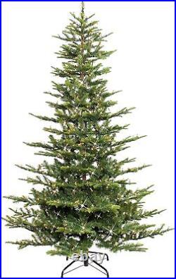 7.5 Foot Pre-Lit Aspen Fir Artificial Christmas Tree 700 UL Listed Clear Lights 7.5 Foot Pre-Lit Aspen Fir Artificial Christmas Tree 700 UL Listed Clear Lights