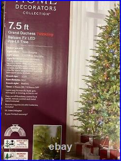 7.5 Ft Grand Duchess Balsam Fir LED Pre Lit Artificial Christmas Tree 2250 Light