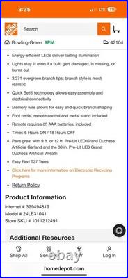 7.5 Ft. Grand Duchess Twinkling Balsam Fir LED Pre-Lit Artificial Christmas Tree