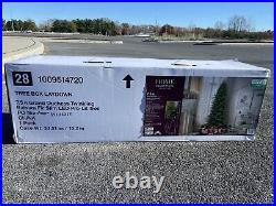 7.5 Ft Slim Grand Duchess Balsam Fir LED Pre Lit Artificial Christmas Tree