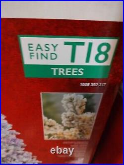 7.5 Ft. Starry Light Fraser Fir Flocked LED Pre Lit Christmas Tree NEW IN BOX