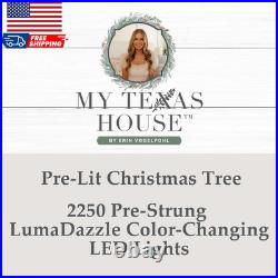7.5' Pre-Lit Grand Spruce Green Artificial Christmas Tree with 2250 Lumadazzl