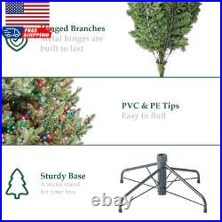 7.5' Pre-Lit Grand Spruce Green Artificial Christmas Tree with 2250 Lumadazzl