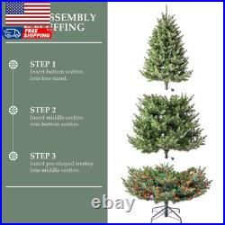7.5' Pre-Lit Grand Spruce Green Artificial Christmas Tree with 2250 Lumadazzl