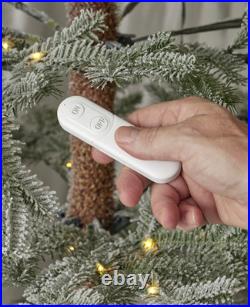 7.5' Sierra Pine Lightly Flocked Tree with 300 Warm White LED Lights 7.5' Sierra Pine Lightly Flocked Tree with 300 Warm White LED Lights