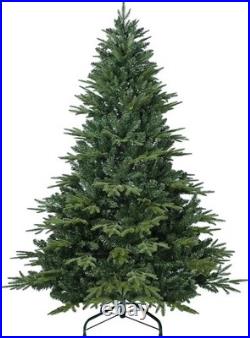 7.5 ft Artificial Christmas Tree European Fir tree & 3280 PE PVC Tips with Stand