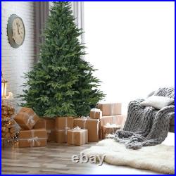 7.5 ft Artificial Christmas Tree European Fir tree & 3280 PE PVC Tips with Stand