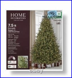 7.5 ft. Eastcastle Twinkling Balsam Fir LED Pre-Lit Artificial Christmas Tree