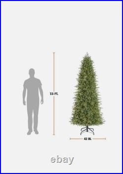 7.5 ft. Pre-Lit Slim Grand Duchess Twinkling Balsam Fir Christmas Tree T25 7.5 ft. Pre-Lit Slim Grand Duchess Twinkling Balsam Fir Christmas Tree T25