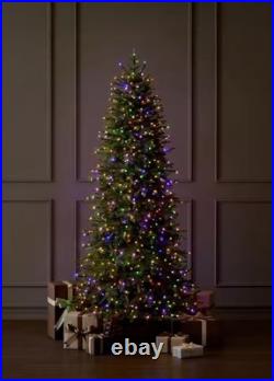 7.5 ft. Pre-Lit Slim Grand Duchess Twinkling Balsam Fir Christmas Tree T25