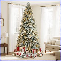 7.5ft Artificial Christmas Tree with 400 LED Lights and 1200 Bendable Branches 7.5ft Artificial Christmas Tree with 400 LED Lights and 1200 Bendable Branches