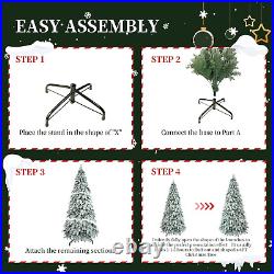 7.5ft Artificial Christmas Tree with 400 LED Lights and 1200 Bendable Branches 7.5ft Artificial Christmas Tree with 400 LED Lights and 1200 Bendable Branches
