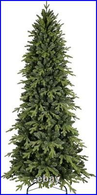 7.5ft Artificial Full Hinge Christmas Tree with 2856 PE PVC Tip & Foldable Base
