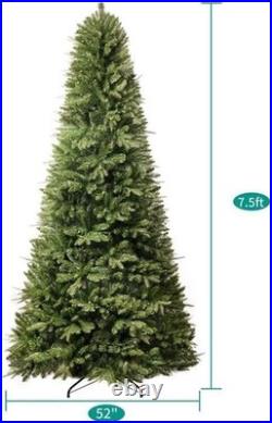 7.5ft Christmas Tree with Lights, Realistic Fir Christmas Tree Prelit with 1746 7.5ft Christmas Tree with Lights, Realistic Fir Christmas Tree Prelit with 1746