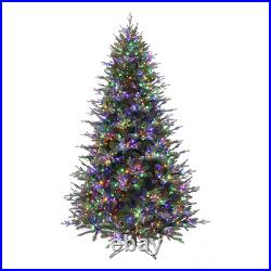 7.5ft New Kensington Pine Pre-lit Artificial Christmas Tree with LED Lights-Sale