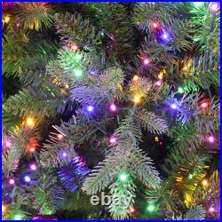 7.5ft New Kensington Pine Pre-lit Artificial Christmas Tree with LED Lights-Sale