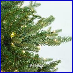 7.5ft New Kensington Pine Pre-lit Artificial Christmas Tree with LED Lights-Sale