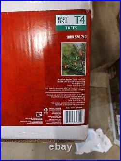 7.5ft. Pre-Lit LED Festive Pine Slim Artificial Christmas Tree NEW FREE SHIPPING 7.5ft. Pre-Lit LED Festive Pine Slim Artificial Christmas Tree NEW FREE SHIPPING