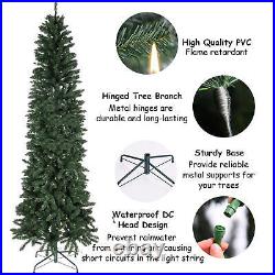 7.5ft Vermont Mixed Pine Swept Spruce Christmas Tree with1000 Branch Tips&350 LED