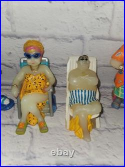 7 Boston Warehouse Fat Woman Lady Floating Man Swim Suit Beach Pool Candle Set